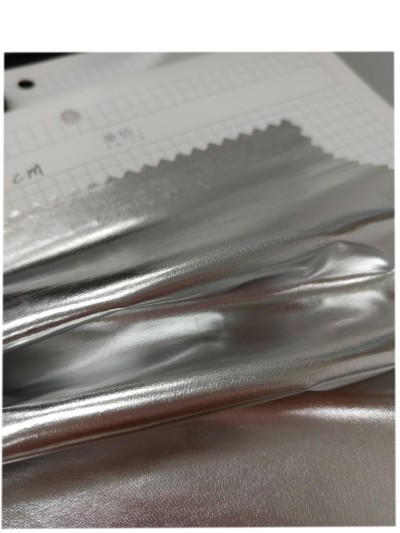 GZ-XNBO  314# 100％滌綸  閃光 超亮光 金銀色 表演服 啦啦隊布 細節-3